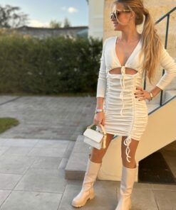 Alternative view of Robe froncé