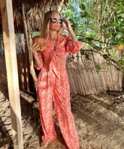 Ensemble pantalon & haut floral