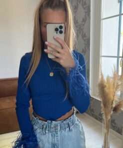 Alternative view of Top Plume bleu