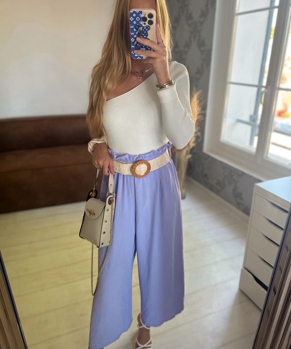 Alternative view of Pantalon Lidy lila