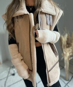 Alternative view of Bonnet + Mitaines écru