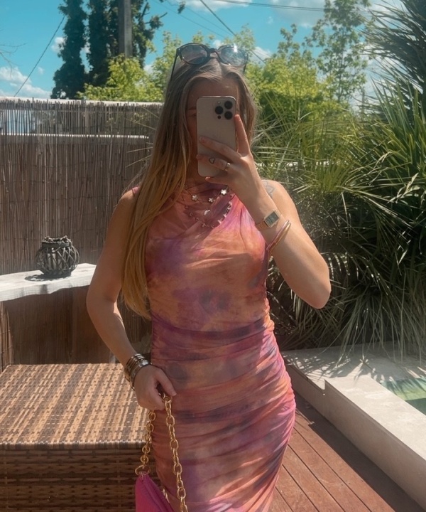 Robe Tulle poudre