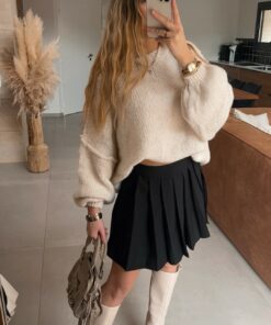 Jupe écolière noir