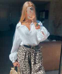 Alternative view of Pantalon Nora léopard