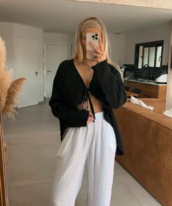 Alternative view of Blouse Fiona noir