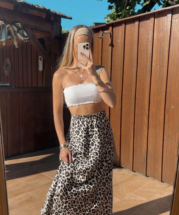 Jupe Romy leopard