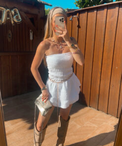 Combishort Bustier blanche