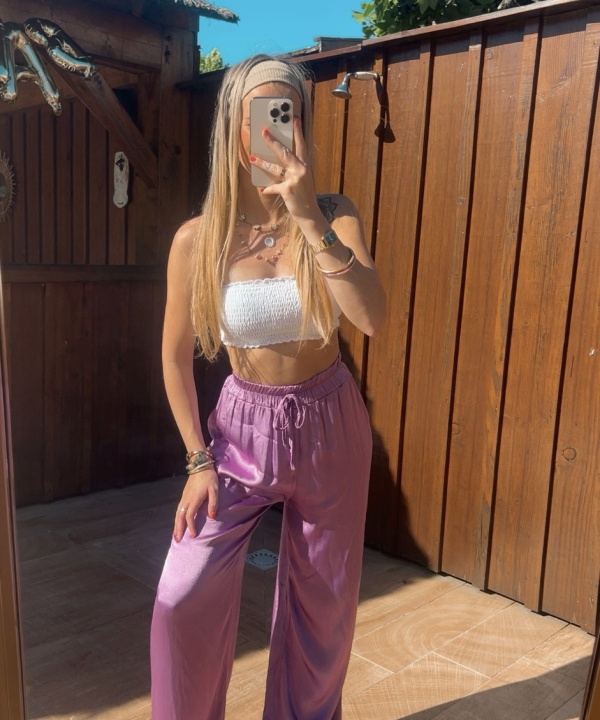 Pantalon Alizée violet