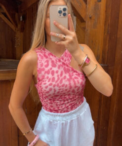 Body léopard rose