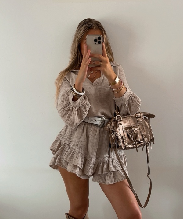 Jupe June beige