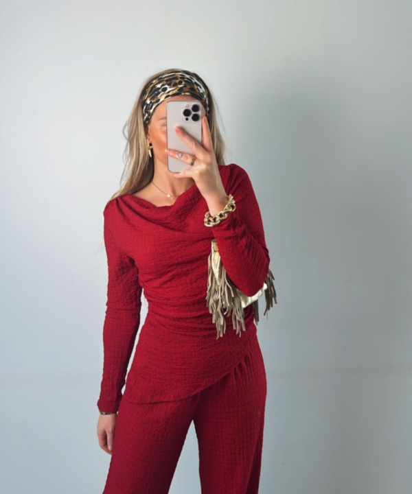 Ensemble Adéle rouge