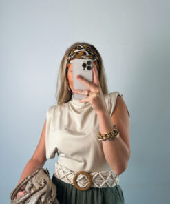 Alternative view of Top Andréa beige