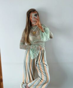 Pantalon éponge vert