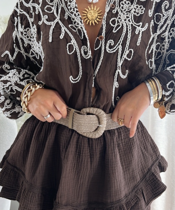 Alternative view of Ceinture taupe