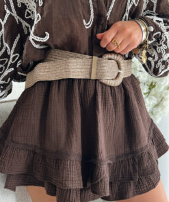 Jupe June marron