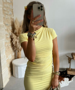 Alternative view of Robe Thaïs jaune