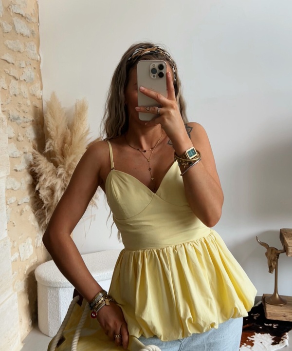 Top Ballon jaune