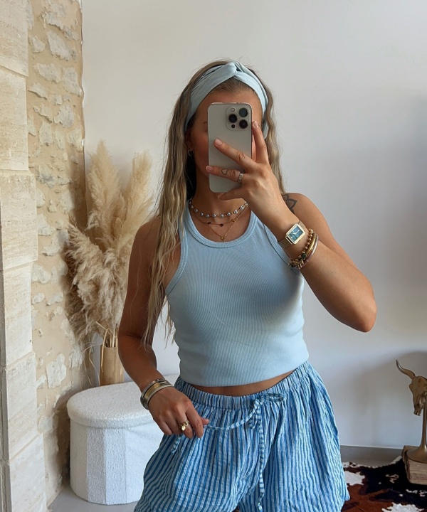 Alternative view of Short Aya bleu