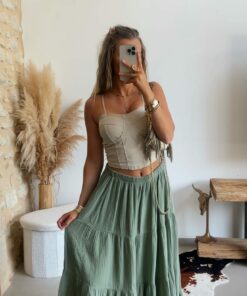 Alternative view of Jupe Zoé kaki