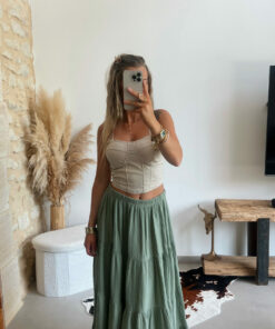 Jupe Zoé kaki