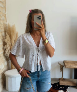 Alternative view of Top Angel blanc