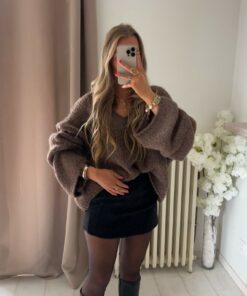 Alternative view of Pull Nour choco