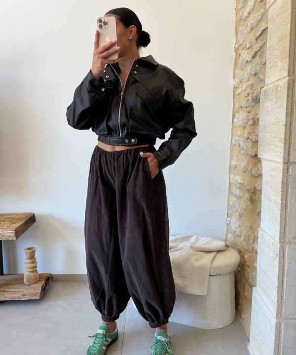 Pantalon Ballon choco