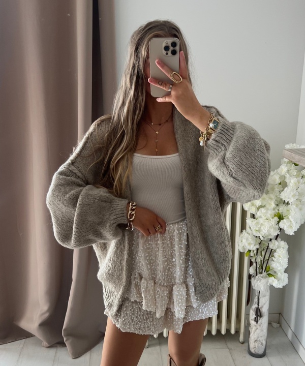 Veste Nour taupe