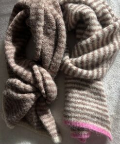 Alternative view of Écharpe Zoé taupe