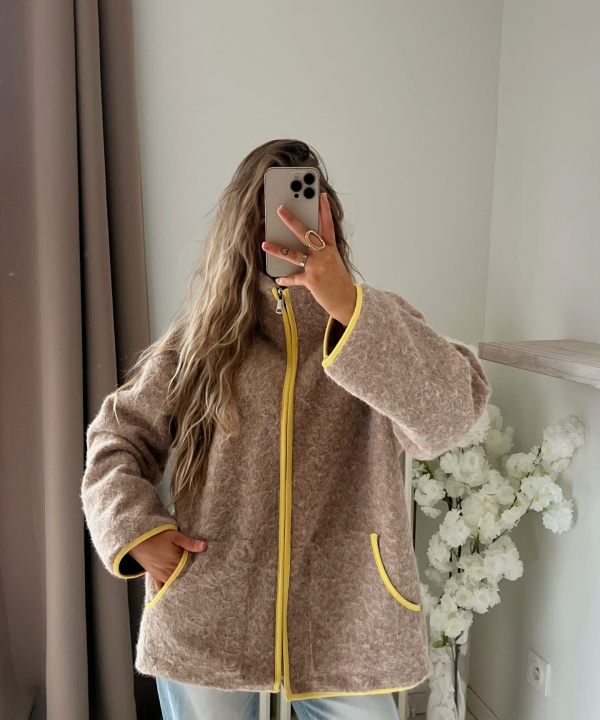 Alternative view of Veste Blake beige