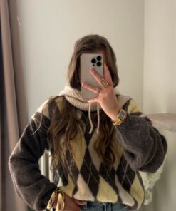 Alternative view of Pull Edwen taupe