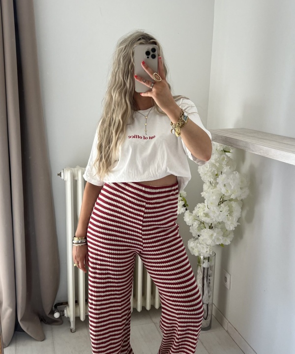 Alternative view of Pantalon Hazel rouge