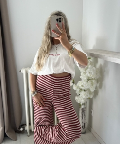 Pantalon Hazel rouge