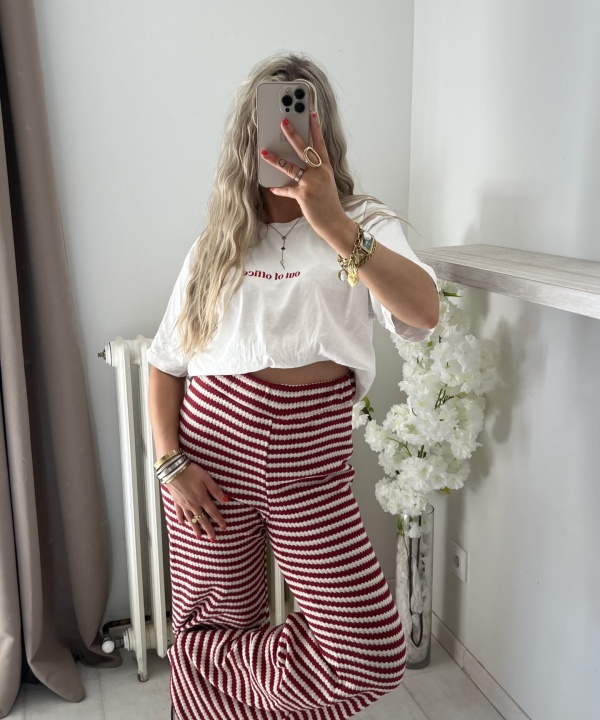 Pantalon Hazel rouge