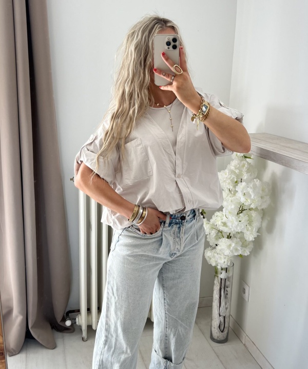 Alternative view of Chemise Siena beige