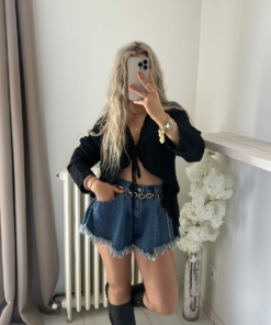 Alternative view of Short Georgie  bleu