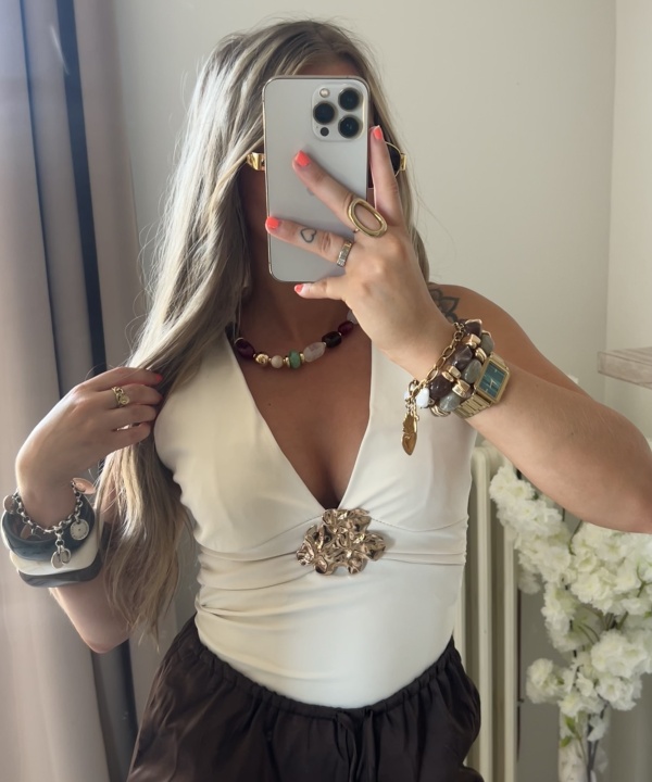 Top Cammie beige